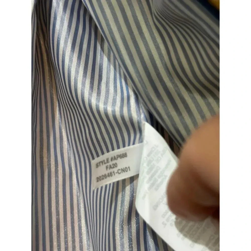 J.Crew Herringbone Gold Two Button Wool Blend Sch… - image 7